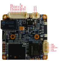 Module de caméra IP HD 1080P à faible luminosité, module de caméra CCTV, H.265/H.264, carte simple 38x38mm
