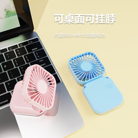 Home Travel Hanging Stand Laden Desktop Bulk Handheld Batterie betriebener tragbarer wiederauf ladbarer Hand-Mini-Lüfter USB