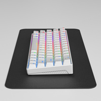 Mini 60% Gaming Keyboard RGB Backlit Compact Keyboard Ergonomic Mechanical Feel Office Mechanical Keyboard for Game