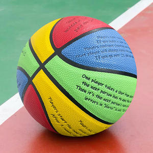 Ballon d'entraînement personnalisé en PU avec gravure professionnelle, léger et durable, pour les écoles et les jeunes, tailles 3-7, <span class=keywords><strong>NBA</strong></span>, vente en gros - Product Image 2