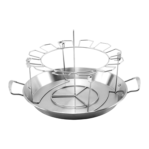Roestvrijstalen Opvouwbare Gegrilde Kippenplaat Kip Drumstick Barbecue Barbecue Tool Voor Outdoor Kamperen - Product Image 1