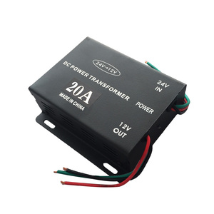 Convertisseur de puissance CC 24V vers 12V 20A pour voiture et moto - Product Image 1