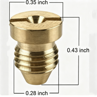Buse de rechange en laiton de 1,1 mm pour lance à mousse de neige de nettoyeur haute pression