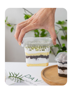 In Stock <strong>250ml</strong> Bake <strong>Yogurt</strong> Ice Cream Jelly Pudding Milk Cake Box <strong>Plastic</strong> Jar PP <strong>Plastic</strong> Dessert <strong>Cups</strong> with Lid and Spoon - Product Image 4