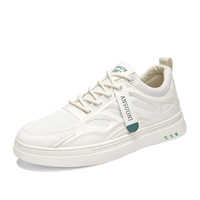 Chaussures de sport décontractées pour hommes, légères, respirantes, en maille, à lacets, couleur unie, tendance, pour le printemps