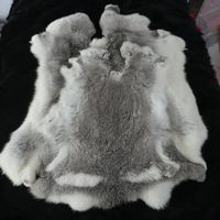 Peau de lapin pleine grandeur, épaisse et mature, couleur rare, tannée, pour coussin de siège, décoration intérieure, ornement, présentation et artisanat