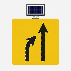 Solar-powered Road Studs 100x100cm White Reflectors Left to Right - Product Image 2