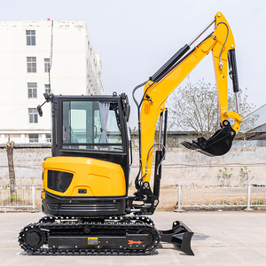 Mini-excavatrice agricole sur chenilles 3 tonnes 3,5 tonnes certifiée CE EPA, d'occasion, avec moteur haute puissance de creusement et capacité de charge élevée - Product Image 2