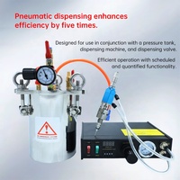Valve de distribution pneumatique BZY à vis avec aiguille réglable et buse de distribution large et en forme de cloche 10 kW 220V