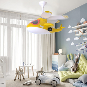 Çocuk Odası Işığı, Popüler Uçak Fanı, Kişiselleştirilmiş Erkek ve Kız Basit Modern Yatak Odası Tavanı - Product Image 1
