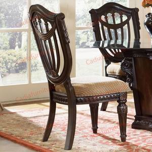 Meubles <span class=keywords><strong>de</strong></span> salle à manger <span class=keywords><strong>de</strong></span> style américain antique, <span class=keywords><strong>table</strong></span> <span class=keywords><strong>et</strong></span> chaises entièrement sculptées à la main, <span class=keywords><strong>table</strong></span> en bois avec <span class=keywords><strong>6</strong></span> chaises - Product Image 4