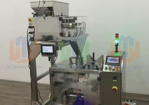 Empaquetadora Doypack completamente automática para alimentos para perros, piensos, alimentos para mascotas, 500g, sellado de embalaje de llenado de bolsas - Product Image 3