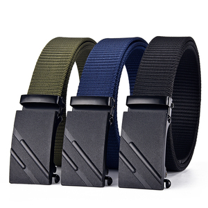 Cinturón táctico ajustable para hombre, lona con piel <span class=keywords><strong>de</strong></span> <span class=keywords><strong>vaca</strong></span>, hebilla automática <span class=keywords><strong>de</strong></span> aleación <span class=keywords><strong>de</strong></span> Metal, precio barato <span class=keywords><strong>de</strong></span> fabricación - Product Image 1