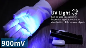 Lampe torche UV Trustfire 395NM Mini X3 1050LM porte-clés lampe de poche laser vert magnétique