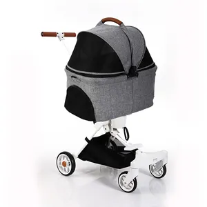 Passeggini per animali domestici di marca famosa regolabile per <span class=keywords><strong>cani</strong></span> di grandi dimensioni con sconti per bambini 4 ruote - Product Image 1