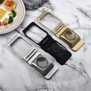 Gadget de cuisine multifonctionnel chaud, tranche-œufs en aluminium pour trancher les œufs durs, les fruits mous et les légumes - Product Image 6