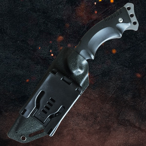 Kydex ปลอกมีดขนาดพกพา, ปลอกมีดพับได้มีเข็มขัดใช้ในการตั้งแคมป์กลางแจ้ง - Product Image 5