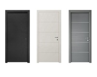 Porte en bois massif en noyer noir moderne, appartement, maison résidentielle, porte en bois personnalisée