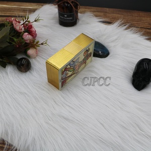 Personalizado tarjetas <span class=keywords><strong>de</strong></span> Tarot cubierta con <span class=keywords><strong>libro</strong></span> jugando a las cartas con bordes <span class=keywords><strong>de</strong></span> <span class=keywords><strong>oro</strong></span> - Product Image 3