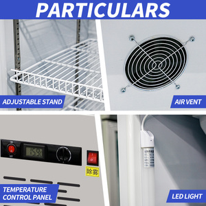 Commercial Single Door Glass Drinks Display Cooler 2-10°c No Frost Adjustable Shelves Beverage Refrigerator Showcase - Product Image 2
