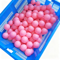 Balles de piscine à balles écologiques en PE de 8 cm, vertes, non toxiques, anti-éclatement, pour aire de jeux pour enfants, parc de trampoline