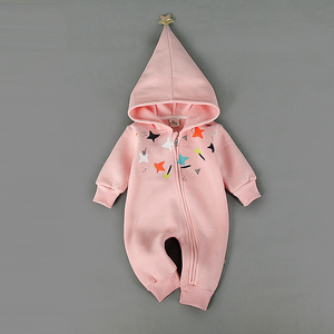Fabricante de Ropa al por Mayor, Body para Bebés, Sudadera con Cierre y Capucha Tejida - Product Image 2