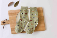 Vente en gros de chaussettes de chat mignon de personnage de dessin animé à la mode Chaussettes drôles pour les femmes