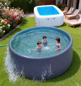 <span class=keywords><strong>Piscine</strong></span> gonflable avec auvent solaire, protection UV, gonflage facile, installation rapide, jardin - Product Image 4