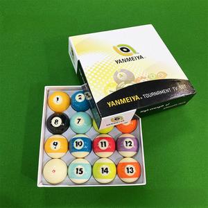 YANMEIYA Ensemble complet <span class=keywords><strong>de</strong></span> 16 billes <span class=keywords><strong>de</strong></span> <span class=keywords><strong>billard</strong></span> colorées <span class=keywords><strong>de</strong></span> 57,2 mm, design Dragon à un œil, pour tournoi, personnalisable, 3,5 kg - Product Image 3