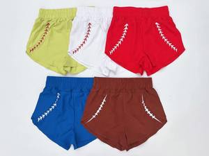 Pantalones Cortos Deportivos Personalizados, Casuales, Lisos, para el Día del Partido de Béisbol, para Equipos Escolares, Ropa Deportiva de Verano para Niñas - Product Image 2