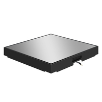 Plancher de danse en verre trempé transparent de haute qualité SHTX avec LED pour les événements de mariage, les fêtes, les discothèques, plancher de danse 3D Abyss