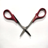 Cisailles à coque RC à poignée rouge pour cisailler des ciseaux ménagers à bord lisse