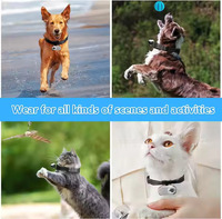 Mini caméra d'action légère en plastique étanche pour voyage, vlogging, multifonctionnelle, avec capteur CMOS et carte MicroSD 64 Go, pour le suivi des chiens et des animaux de compagnie