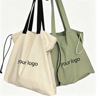 Sac fourre-tout en toile épaisse recyclée écologique avec logo personnalisé, sac de shopping durable de qualité supérieure pour les vêtements haut de gamme, marque de luxe