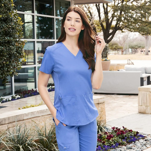 Pantalon de travail Med Couture unisexe, style cargo jogger, avec 5 poches, pour usage hospitalier, tissu léger ultra doux extensible dans les deux sens - Product Image 3
