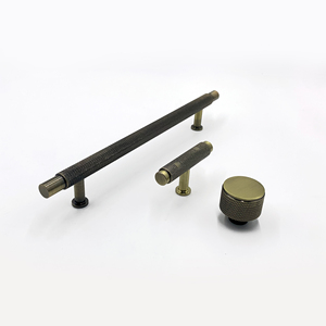 Cổ Điển Nhôm Đồ Nội Thất Ngăn Kéo Kéo Xử Lý Có Knurled Tủ Bếp Kéo Thân Thiện Với Môi Bền Phòng Ngủ Tủ Quần Áo Xử Lý Knobs - Product Image 1