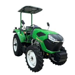 Stabilité de travail élevée bon prix fabricant Compact 70hp 4x4 4wd tracteurs agricoles avec boîte de vitesses