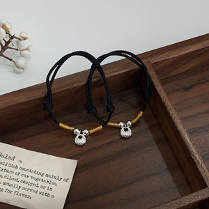 สร้อยข้อมือเงินแท้ S925 สไตล์จีน ประดับเพชรพลอย ดีไซน์เก๋ สำหรับผู้หญิง เหมาะเป็นของขวัญ - Product Image 1