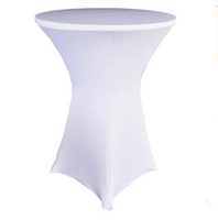 Table de bistrot de haute qualité Tomsawyer, moderne, pour l'intérieur et l'extérieur, décoration de salle à manger, en spandex/polyester extensible, personnalisable, couleur unie