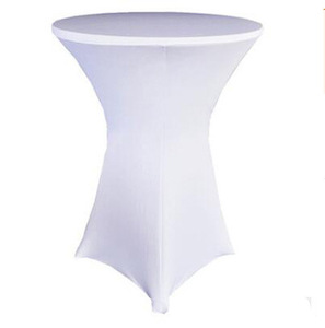 Table de bistrot de haute qualité <span class=keywords><strong>Tomsawyer</strong></span>, moderne, pour l'intérieur et l'extérieur, décoration de salle à manger, en spandex/polyester extensible, personnalisable, couleur unie - Product Image 2