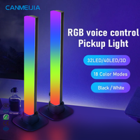 5w contrôle sonore couleurs symphonie lampe Smart Led bureau APP contrôle rvb lumière jeu musique lumières/rythme lumière/maison intelligente lumière