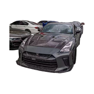 ชุดแต่งคาร์บอนไฟเบอร์สไตล์ Top Secret สำหรับ Nissan GTR R35 สภาพใหม่ ชุดแต่งกันชนหน้าและหลัง สปอยเลอร์ ฝากระโปรง อัพเกรด - Product Image 1