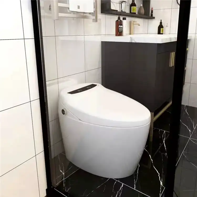 Avrupa modern sıhhi tesisat otomatik seramik akıllı banyo tuvalet su dolap kase wc akıllı tuvaletler