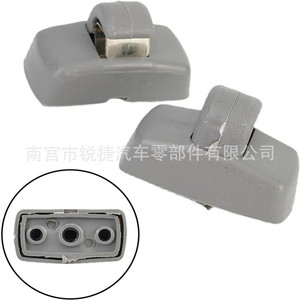 Clip para Visera Solar de Audi Volkswagen 3B0857561B, Repuesto de Plástico Gris - Product Image 4