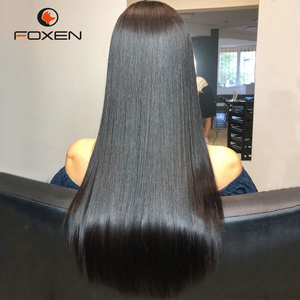 Peluca de cabello humano liso de 13x6 y 30 pulgadas, postizo de encaje Frontal <span class=keywords><strong>Hd</strong></span>, pelo virgen sin procesar, pelo fino de 40 pulgadas, venta al por mayor - Product Image 1