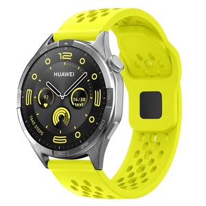 Correa de Reloj de Silicona Transpirable de 18/20/22 mm para Relojes Inteligentes Garmin <span class=keywords><strong>Huawei</strong></span> <span class=keywords><strong>Watch</strong></span> <span class=keywords><strong>GT</strong></span> 5 <span class=keywords><strong>Pro</strong></span> para Samsung Galaxy <span class=keywords><strong>Watch</strong></span>, Correa Deportiva - Product Image 5