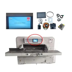 QZK1370DH çift hidrolik dokunmatik ekran kağıt kesme makinesi/kağıt kesici/Polar 115