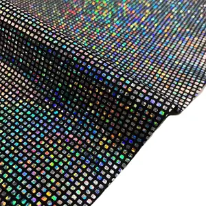 FA-618-transfer feuille petit carré support élastique brillant tissu glitter en cuir pour sacs chaussures ceinture BRICOLAGE artisanat téléphone cas