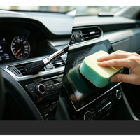 Kit de nettoyage de l'automobile Bâton noir Téléphone de précision Bâton de coton Kit de nettoyage de l'automobile