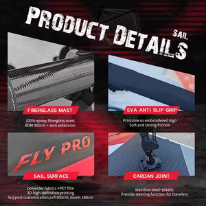 Planche à pagaie <span class=keywords><strong>gonflable</strong></span> professionnelle personnalisable avec voile et sac, planche de <span class=keywords><strong>windsurf</strong></span> en PVC Drop Stitch pour adultes - Product Image 4